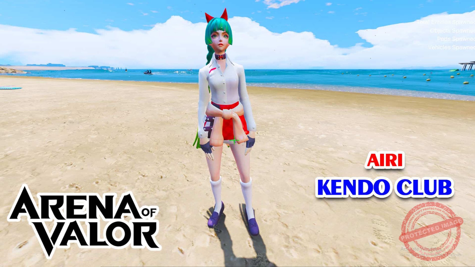 GTA 5 Mod Airi Kendo Club Arena of Valor - GTA 5 Mods Website