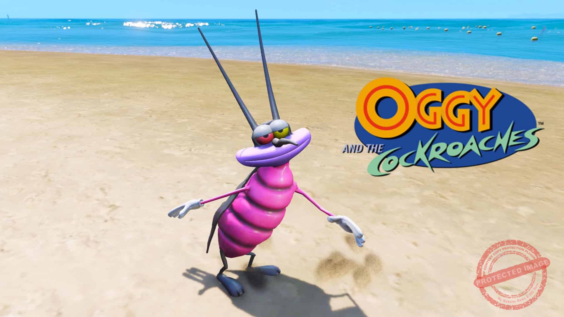 oggy and the cockroaches dee dee wallpaper