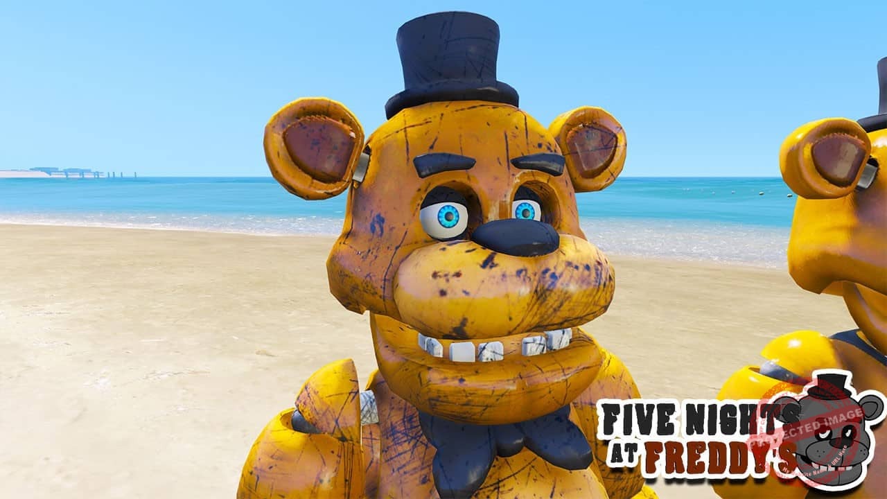 GTA 5 Mods FNAF Withered Animatronics FULL PACK - GTA 5 Mods Website