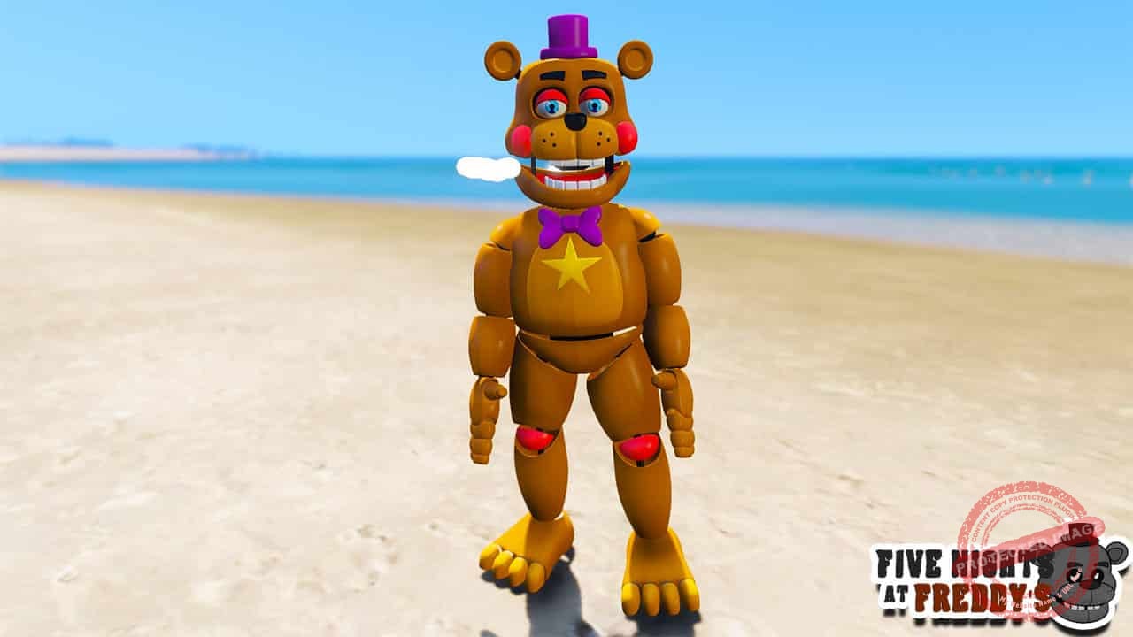 GTA 5 Mods FNAF Withered Animatronics FULL PACK - GTA 5 Mods Website