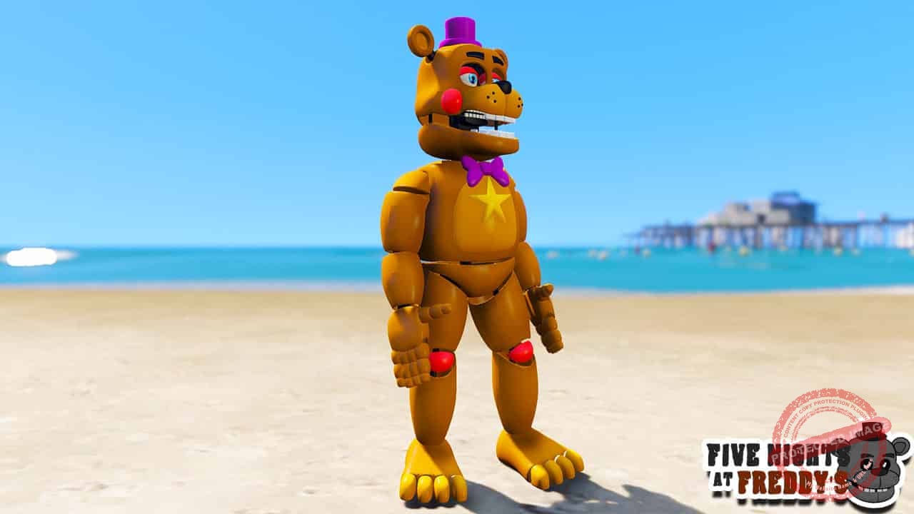 GTA 5 Mods FNAF Rockstar Freddy - GTA 5 Mods Website