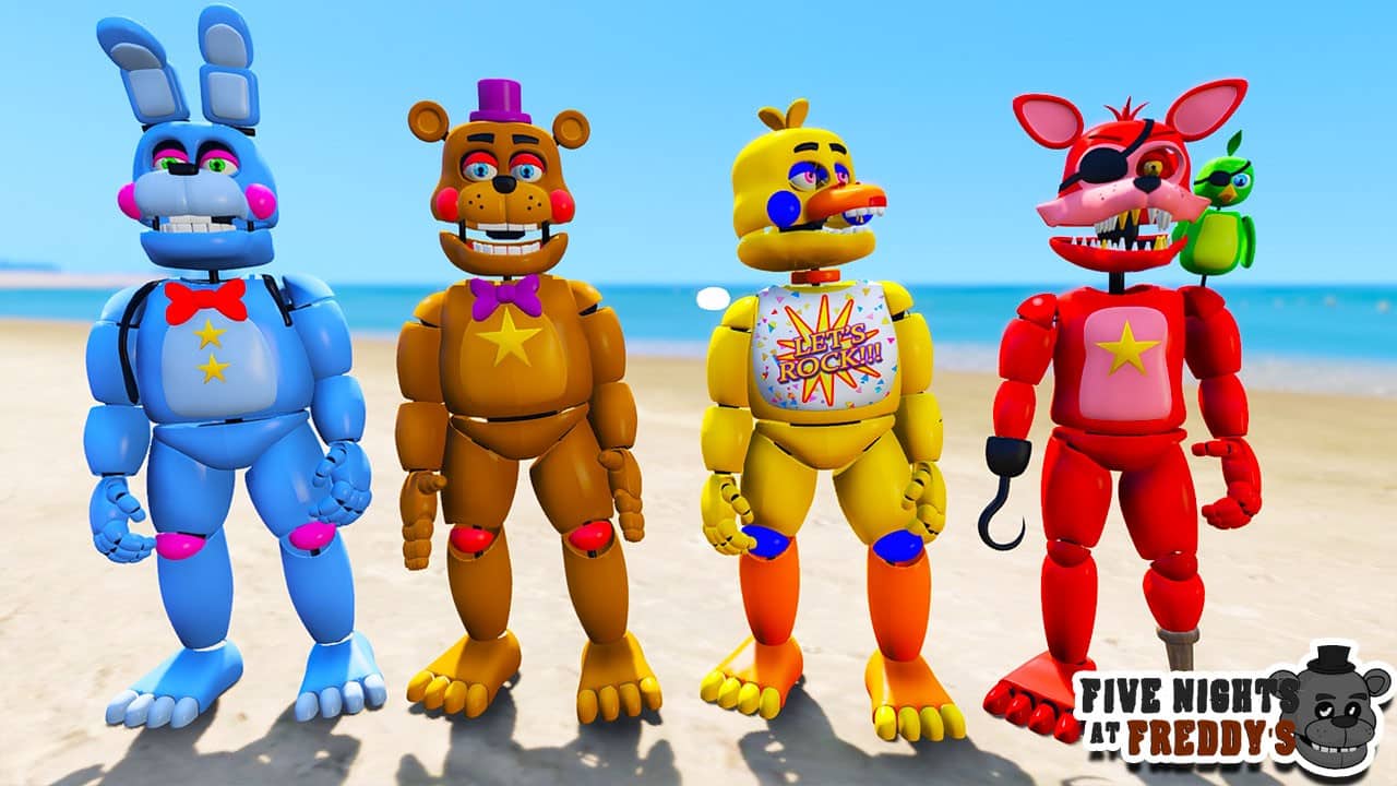 GTA 5 Mods FNAF Rockstar Freddy - GTA 5 Mods Website