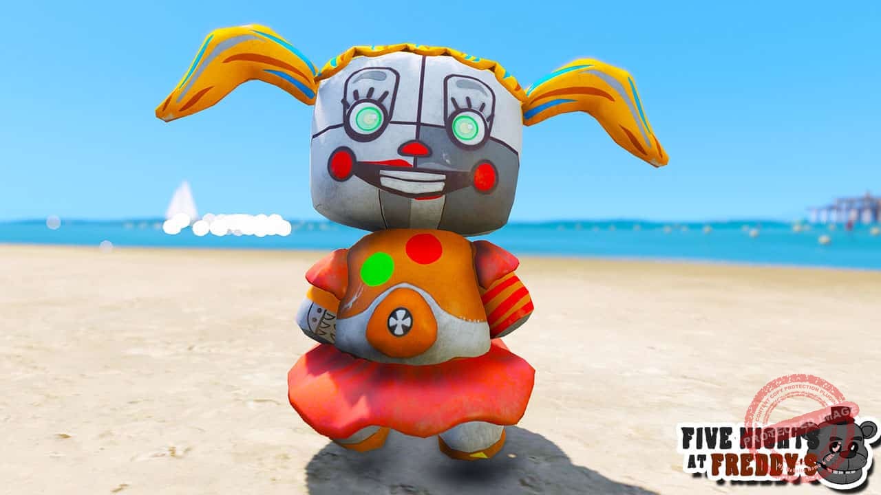 GTA 5 Mods FNAF AR Catrina Toy Chica - GTA 5 Mods Website