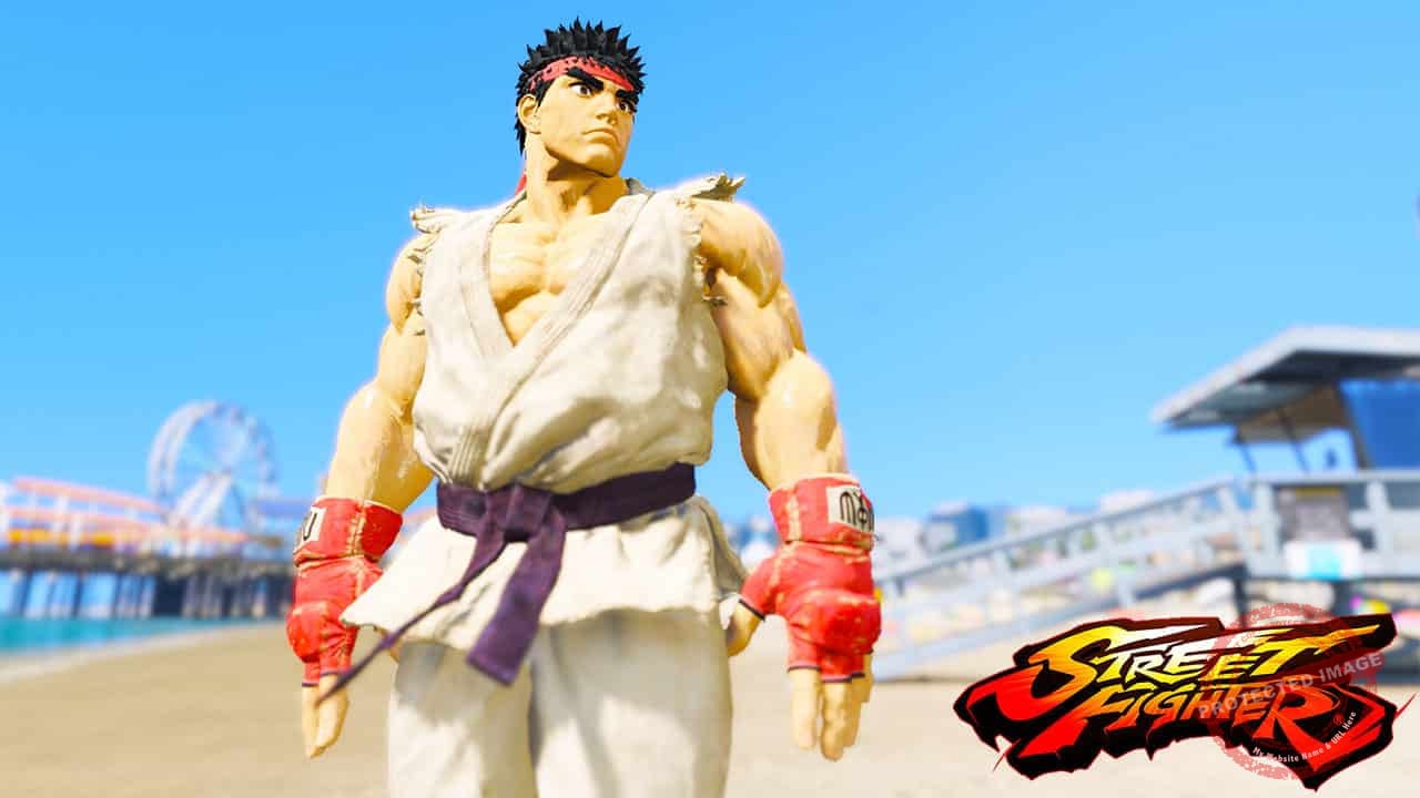 GTA 5 Mods RYU in Super Street Fighter - GTA 5 Mods Website