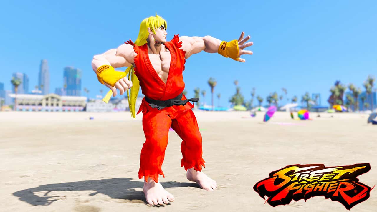 GTA 5 Mods Ken in Super Street Fighter - GTA 5 Mods Website