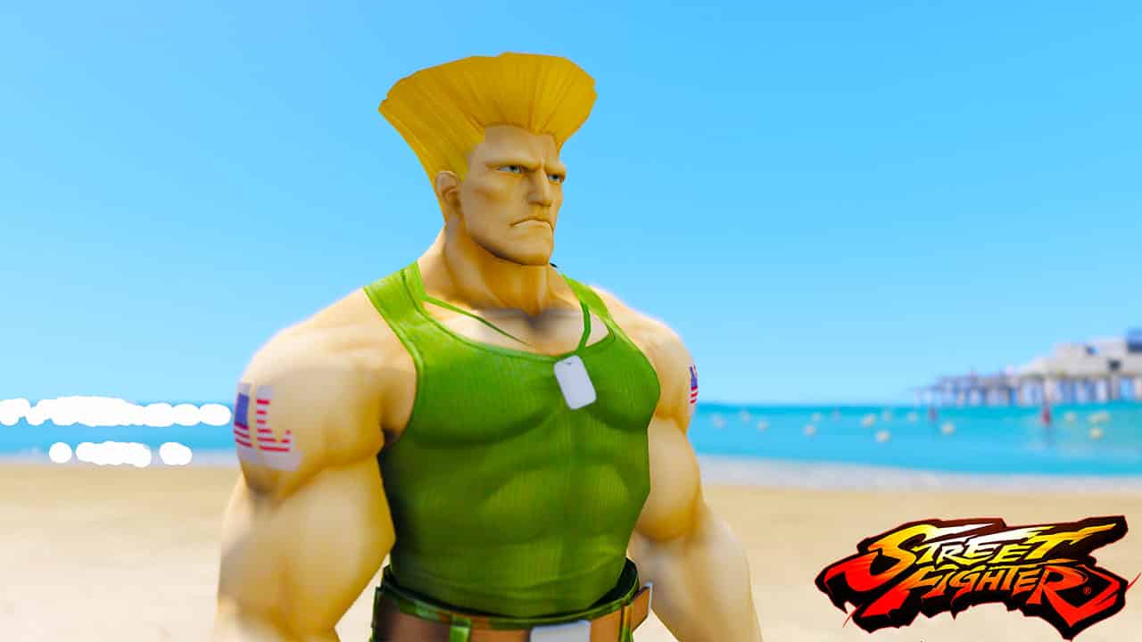 GTA 5 Mods Guile Super Street Fighter - GTA 5 Mods Website