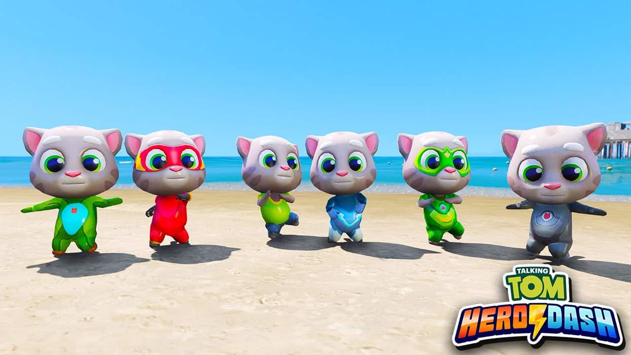 Talking tom deals hero dash toys