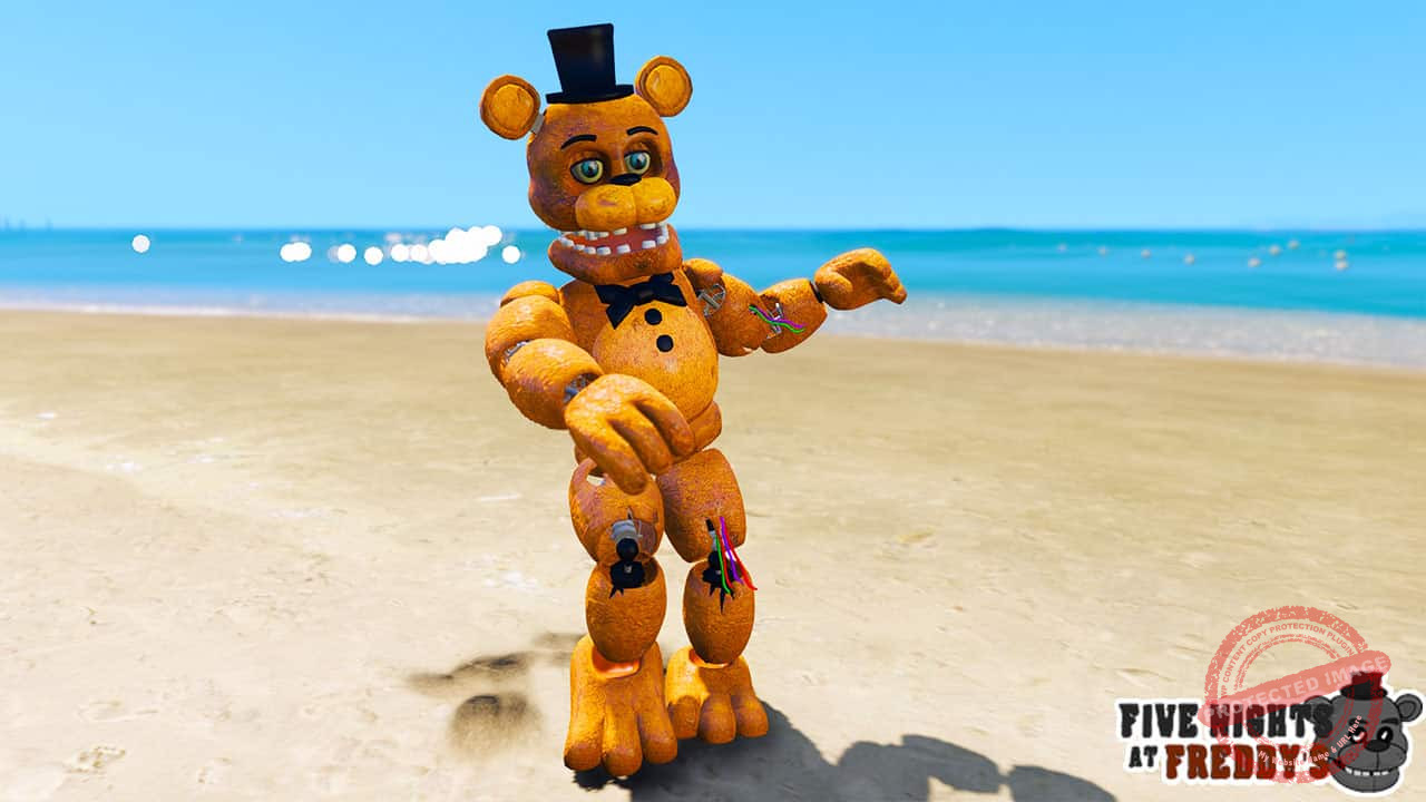 GTA 5 Mods FNAF Withered Golden Freddy - GTA 5 Mods Website