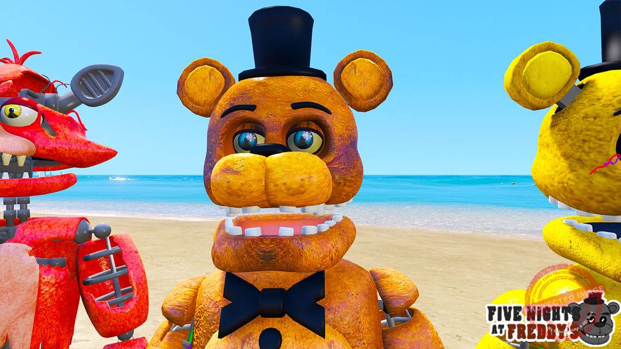 GTA 5 Mods FNAF Withered Golden Freddy - GTA 5 Mods Website