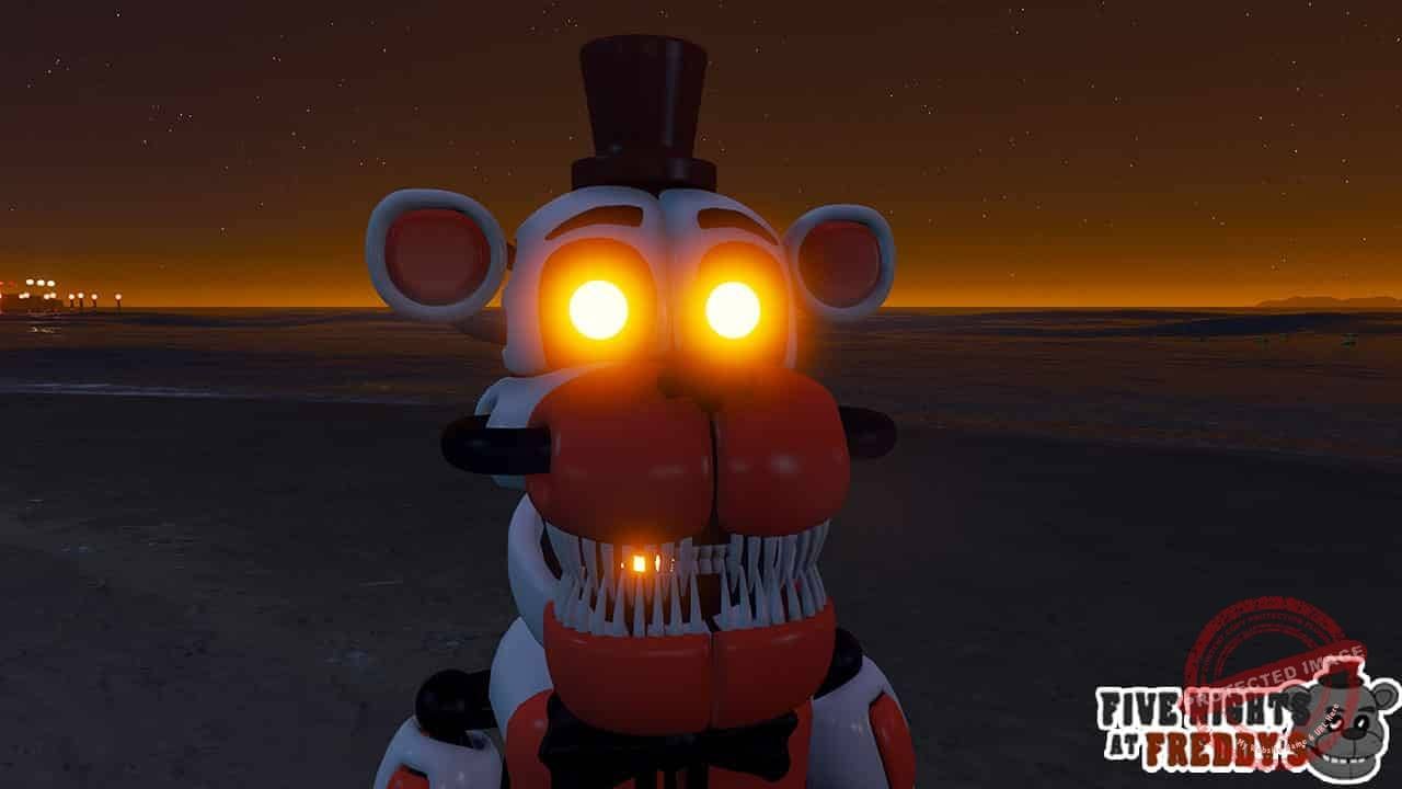 GTA 5 Mods FNAF Stylized Molten Freddy - GTA 5 Mods Website