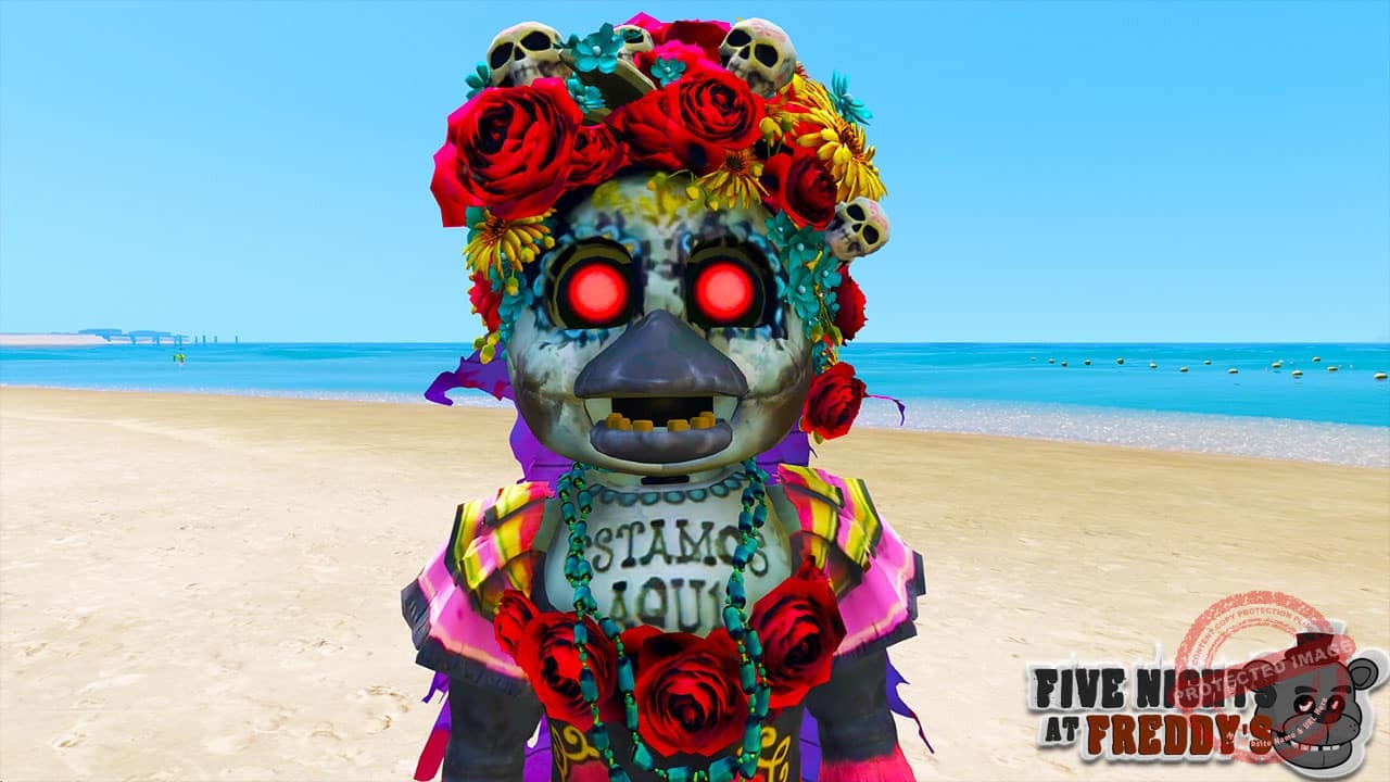 GTA 5 Mods FNAF AR Catrina Toy Chica - GTA 5 Mods Website