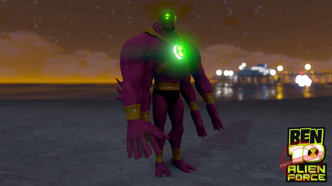 GTA 5 Mods Ben 10 Ultimate Alien Four Arms - GTA 5 Mods Website