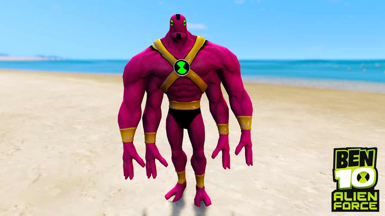 GTA 5 Mods Ben 10 Ultimate Alien Four Arms - GTA 5 Mods Website