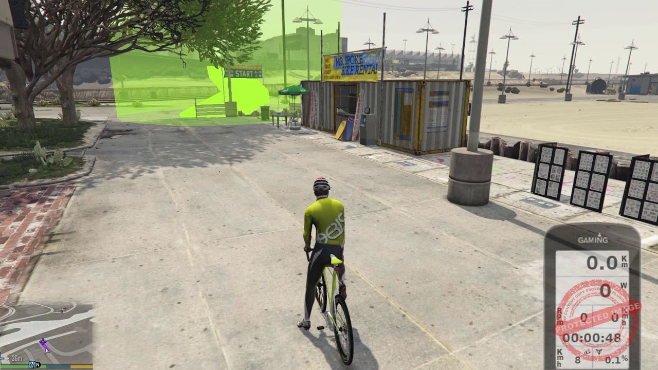 Grand Theft Bike V - Bicycle training in GTA V