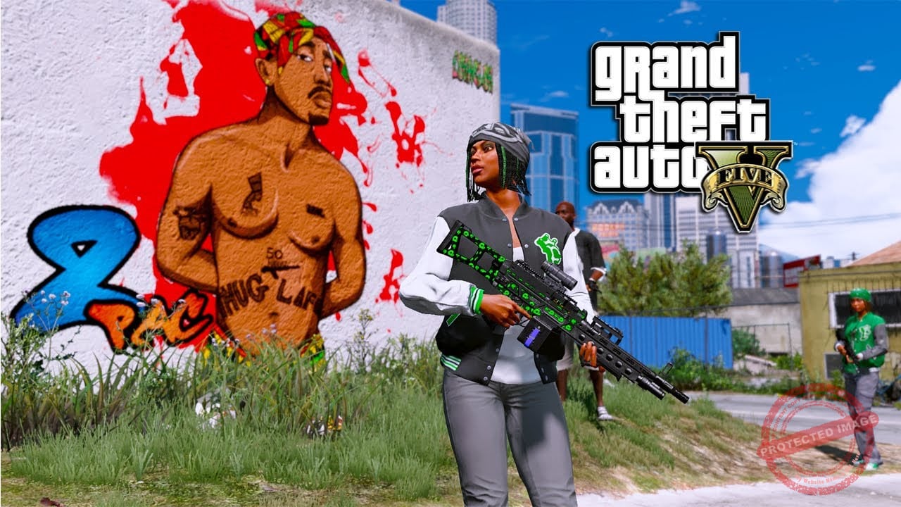 GTA 5 GANG LIFE - THE FAMILIES PART 4 - TURF WARS (GTA 5 PC MODS)