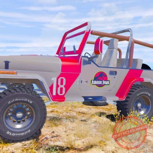 GTA 5 Mod Jurassic Jeep