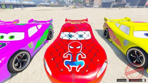GTA 5 Mod Lightning McQueen Superheroes - Image 9