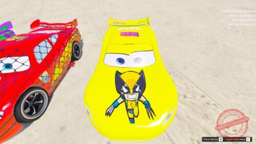 GTA 5 Mod Lightning McQueen Superheroes - Image 6