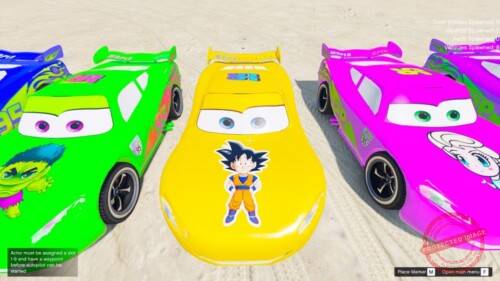 GTA 5 Mod Lightning McQueen Superheroes - Image 3