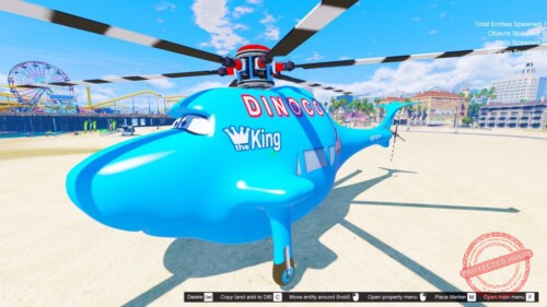 GTA 5 Mod Cars 3 Dinoco Helocopter - Image 2