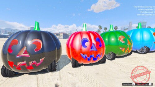 GTA 5 Mod Pumpkin Car - Image 3