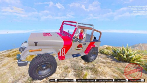GTA 5 Mod Jurassic Jeep - Image 2