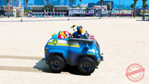 GTA 5 Mod Chase's Truck Paw Patrol - Image 2