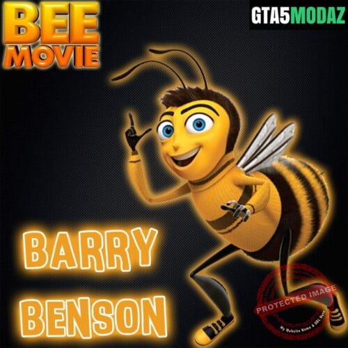 GTA 5 Mod Barry Benson Bee Movie