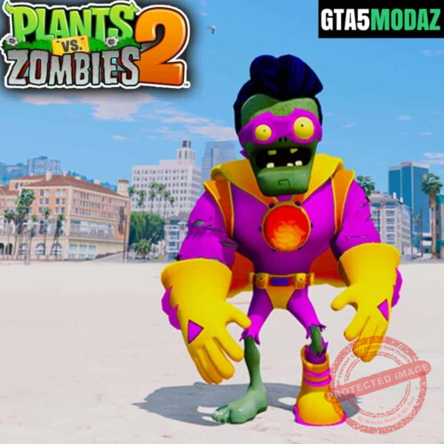 GTA 5 Mod Super Brainz Garden Warfare 2