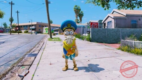 GTA 5 Mod Captain Cuttlefish Splatoon - Image 4