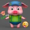 GTA 5 Mod Cartoon Pig