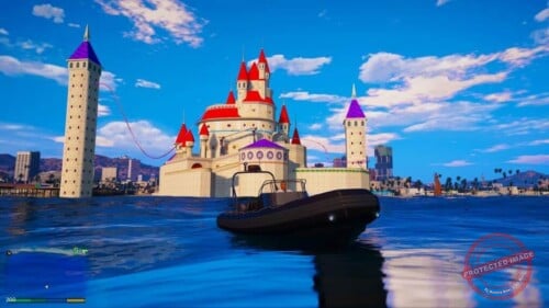 GTA 5 Mod Twinkle Park Castle - Image 2