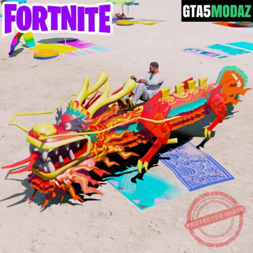 GTA 5 Mod Fortnite Dragon Glider Car