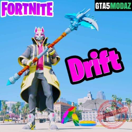 GTA 5 Mod Fortnite Drift Skin