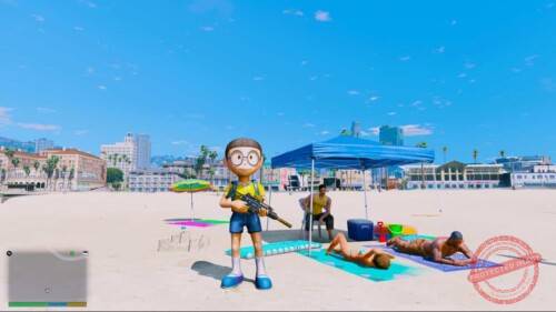 GTA 5 Mod Nobita - Image 2