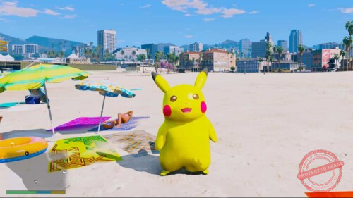 GTA 5 Mod Pikachu Pokemon - Image 2