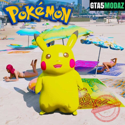 GTA 5 Mod Pikachu Pokemon