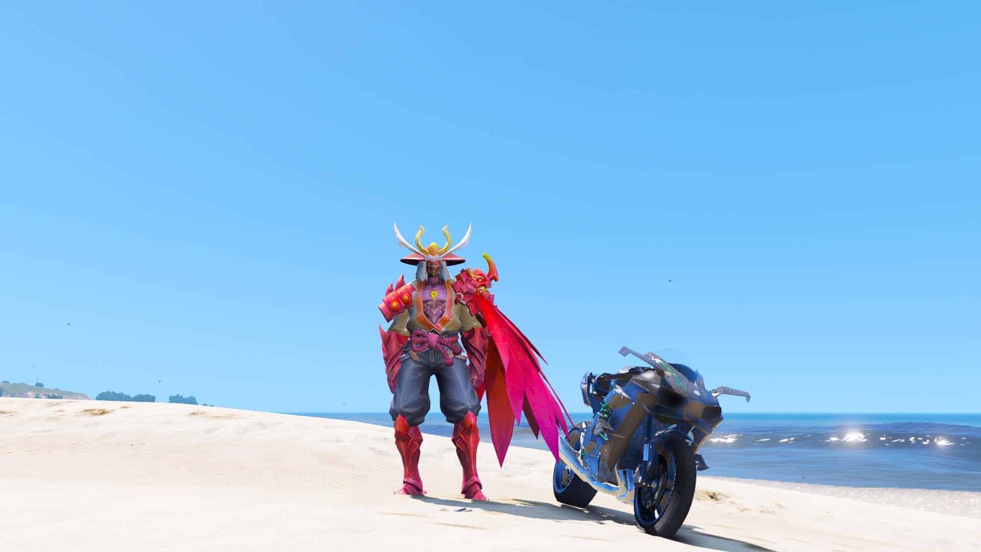GTA 5 Mod Ryoma Bloodthirst Skin