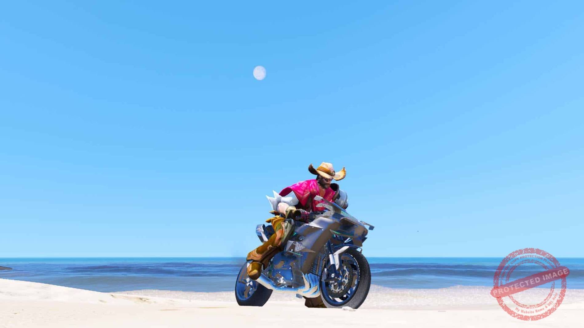 gta 5 mod ryoma gunslinger skin