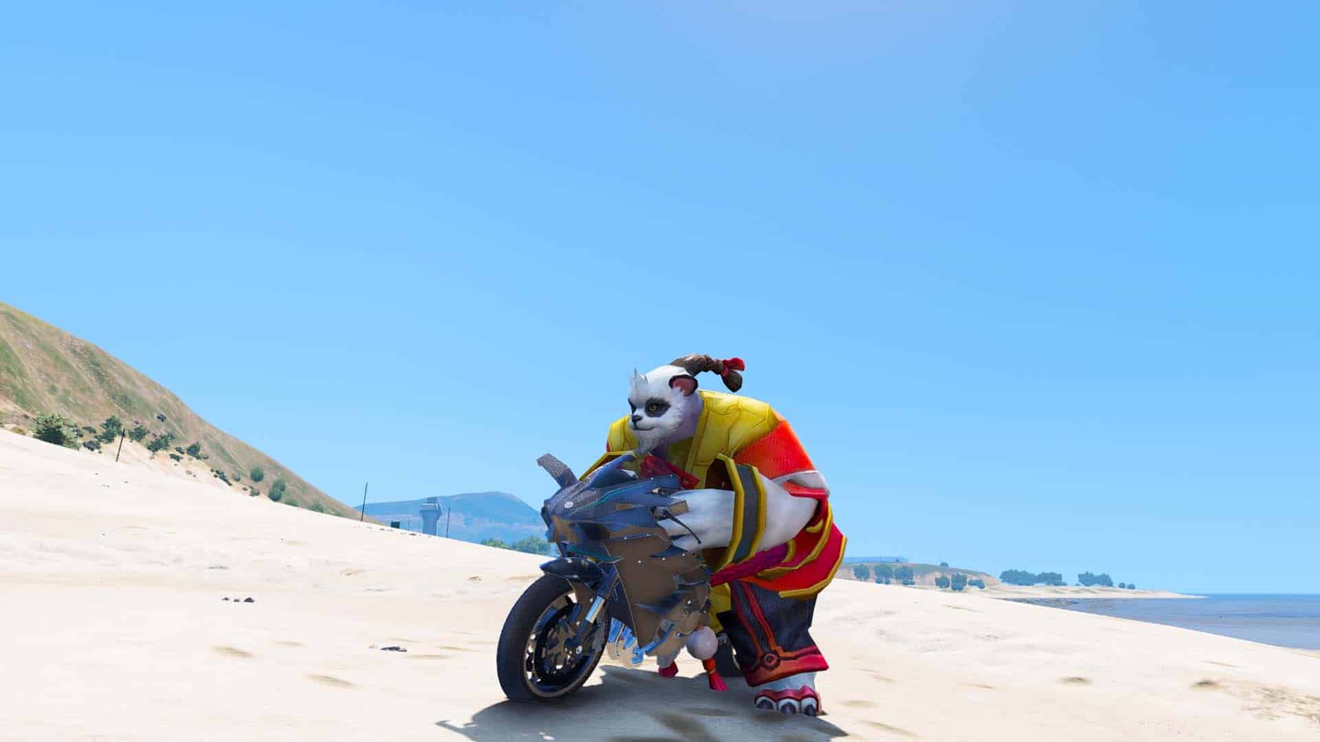 GTA 5 Mod Zuka Dragon Master Skin
