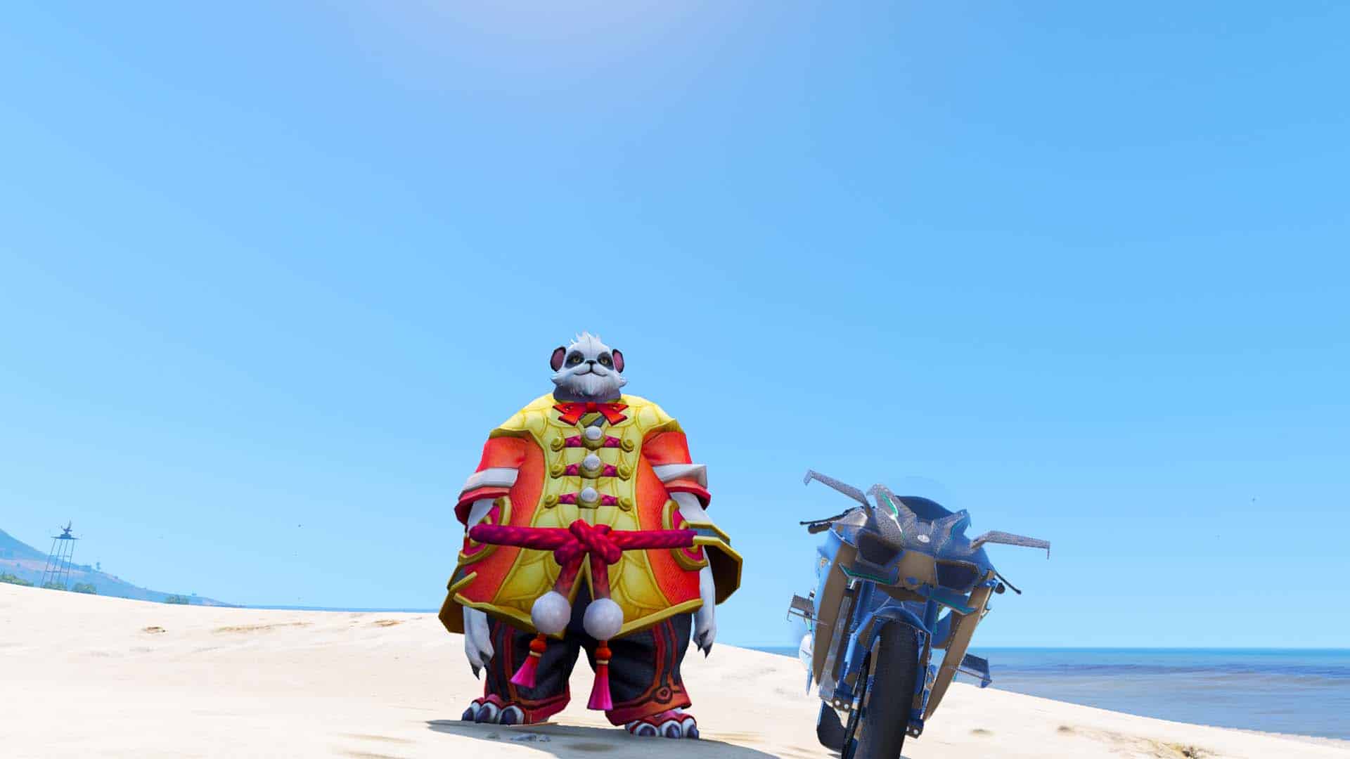 GTA 5 Mod Zuka Dragon Master Skin