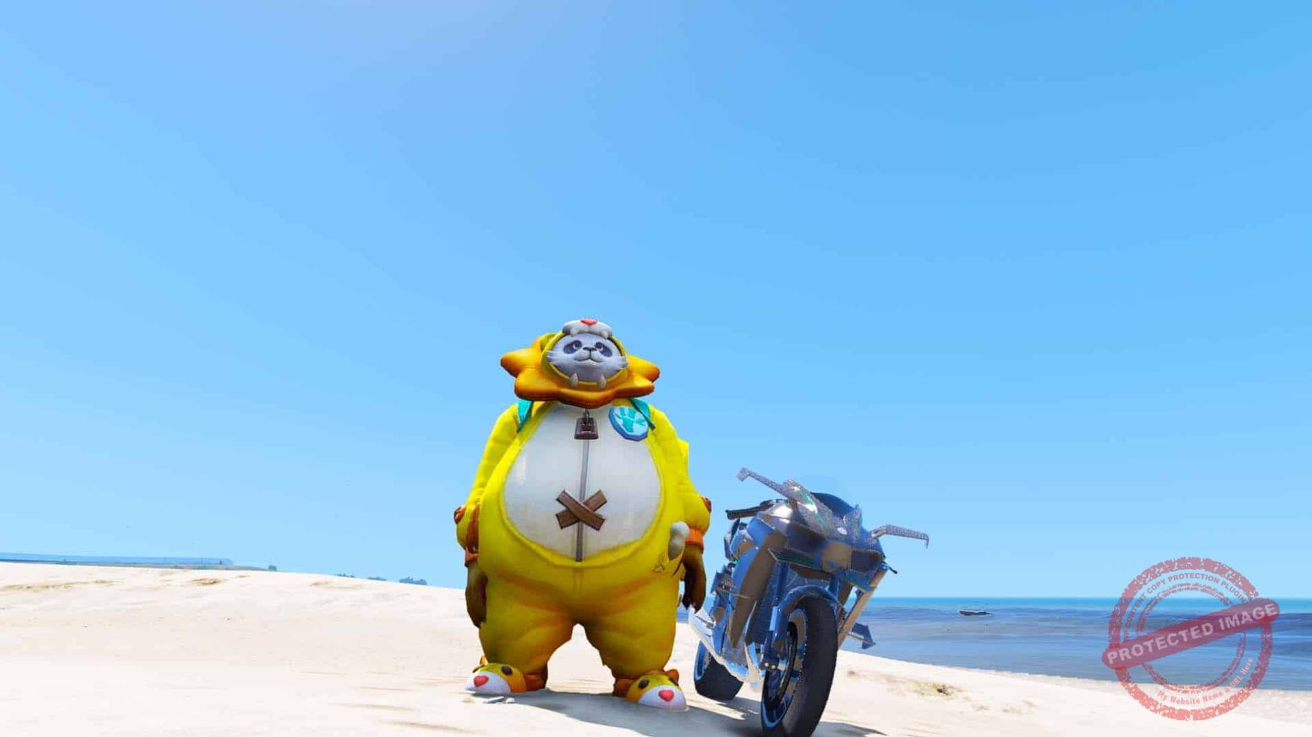 GTA 5 Mod Zuka Tooth Fury Skin
