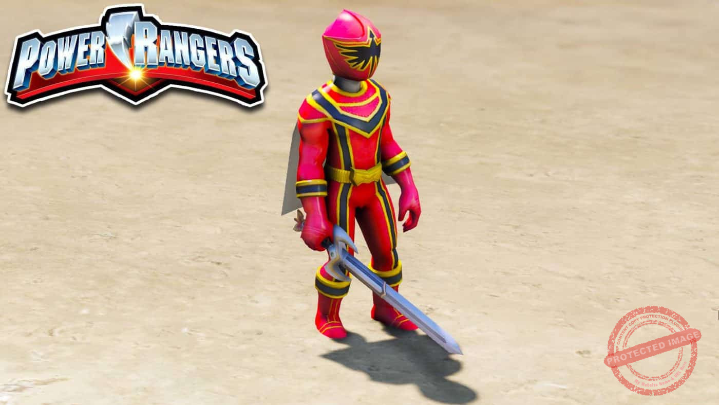 GTA 5 Mod Power Ranger Magiranger - GTA 5 Mods Website