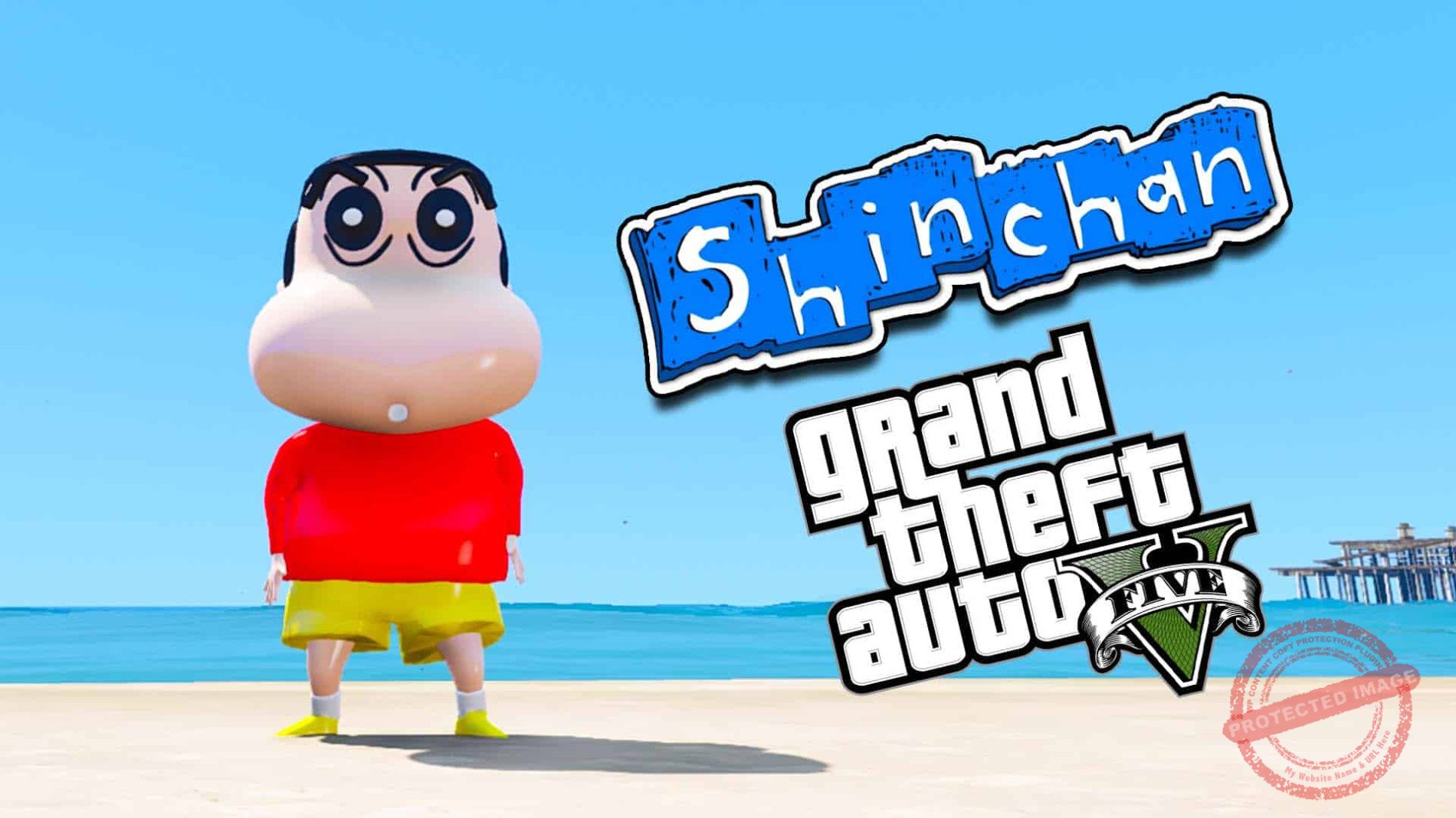 GTA 5 Mod Shinchan