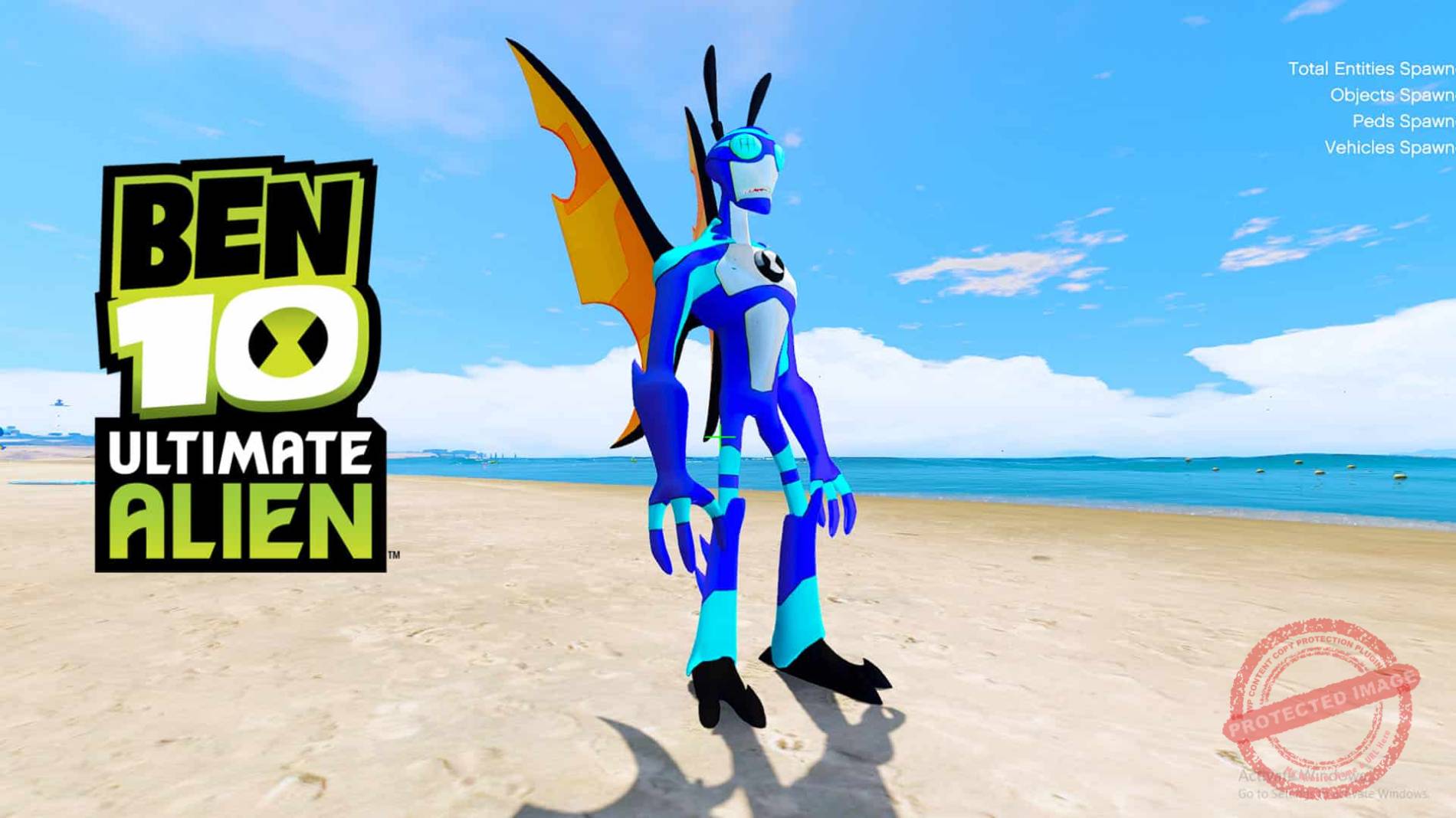 GTA 5 Mod Ben 10 Stinkfly