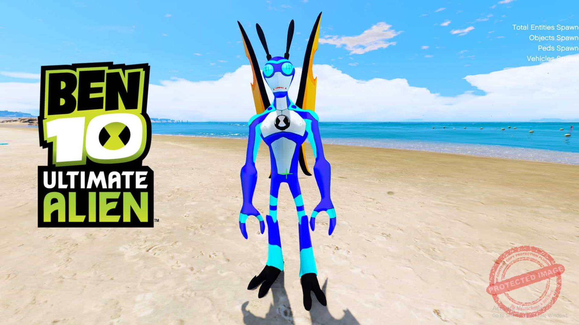 GTA 5 Mod Ben 10 Stinkfly