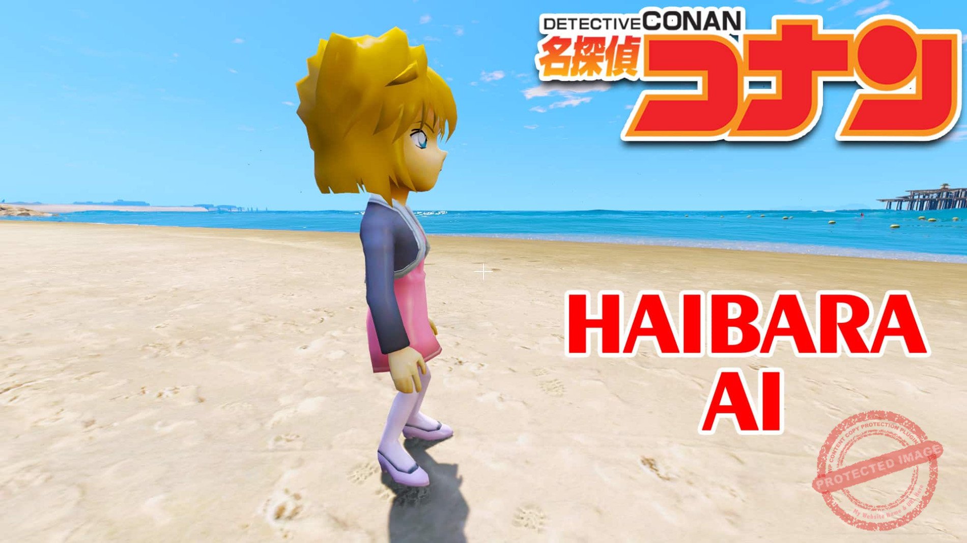 GTA 5 Mod Haibara Ai