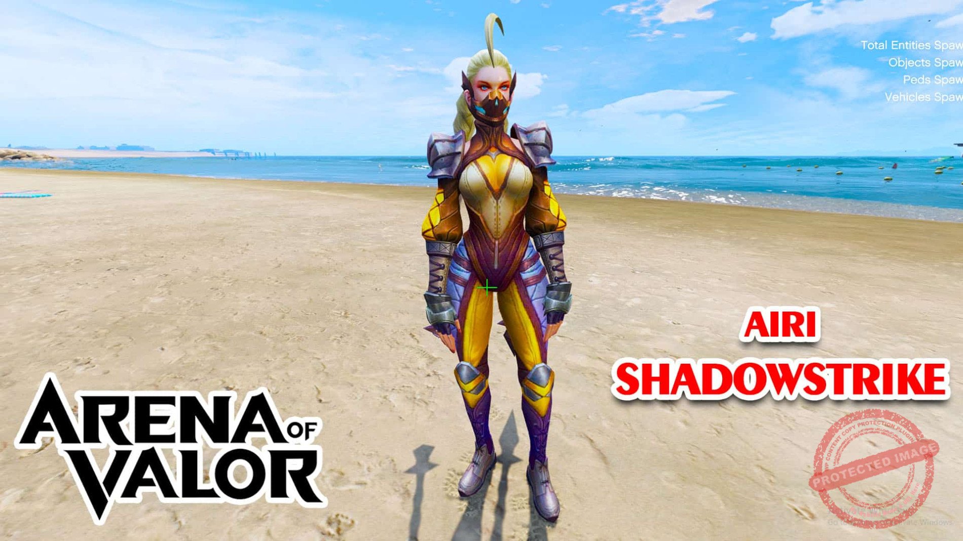 GTA 5 Mod Airi Shadowstrike Arena of Valor