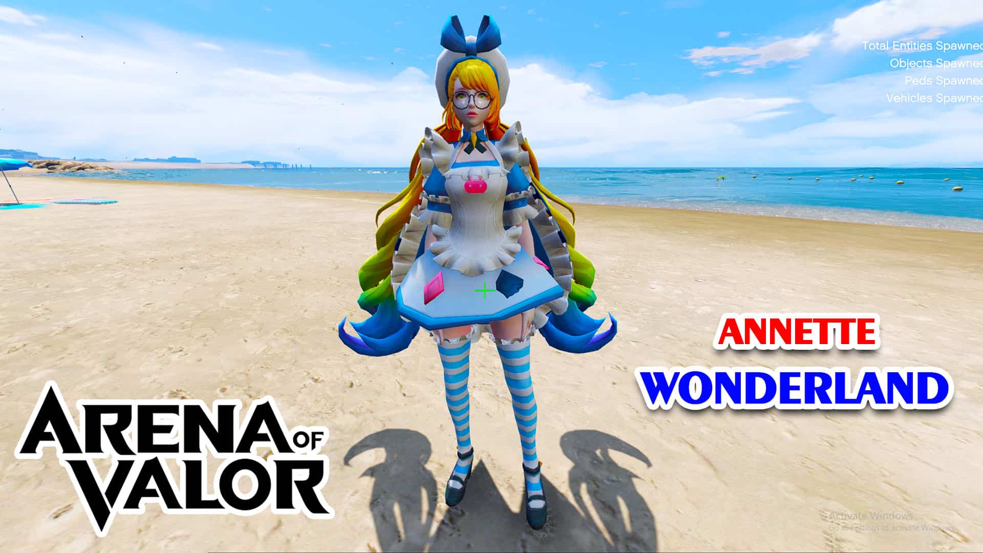 GTA 5 Mod Annette Wonderland Arena of Valor