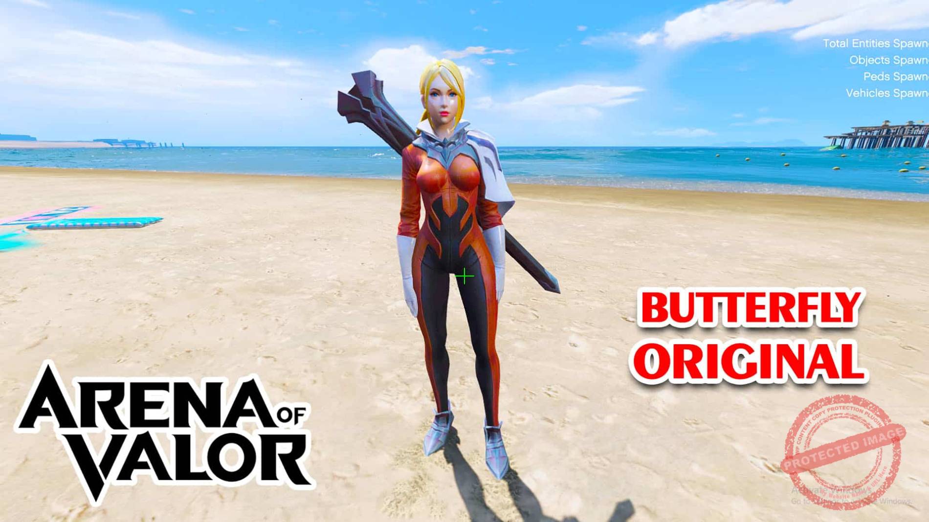 GTA 5 Mod Butterfly Original Arena of Valor